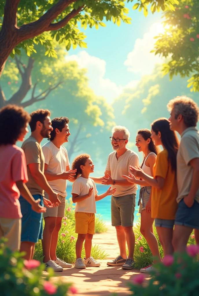 Create an image that show positive vibes