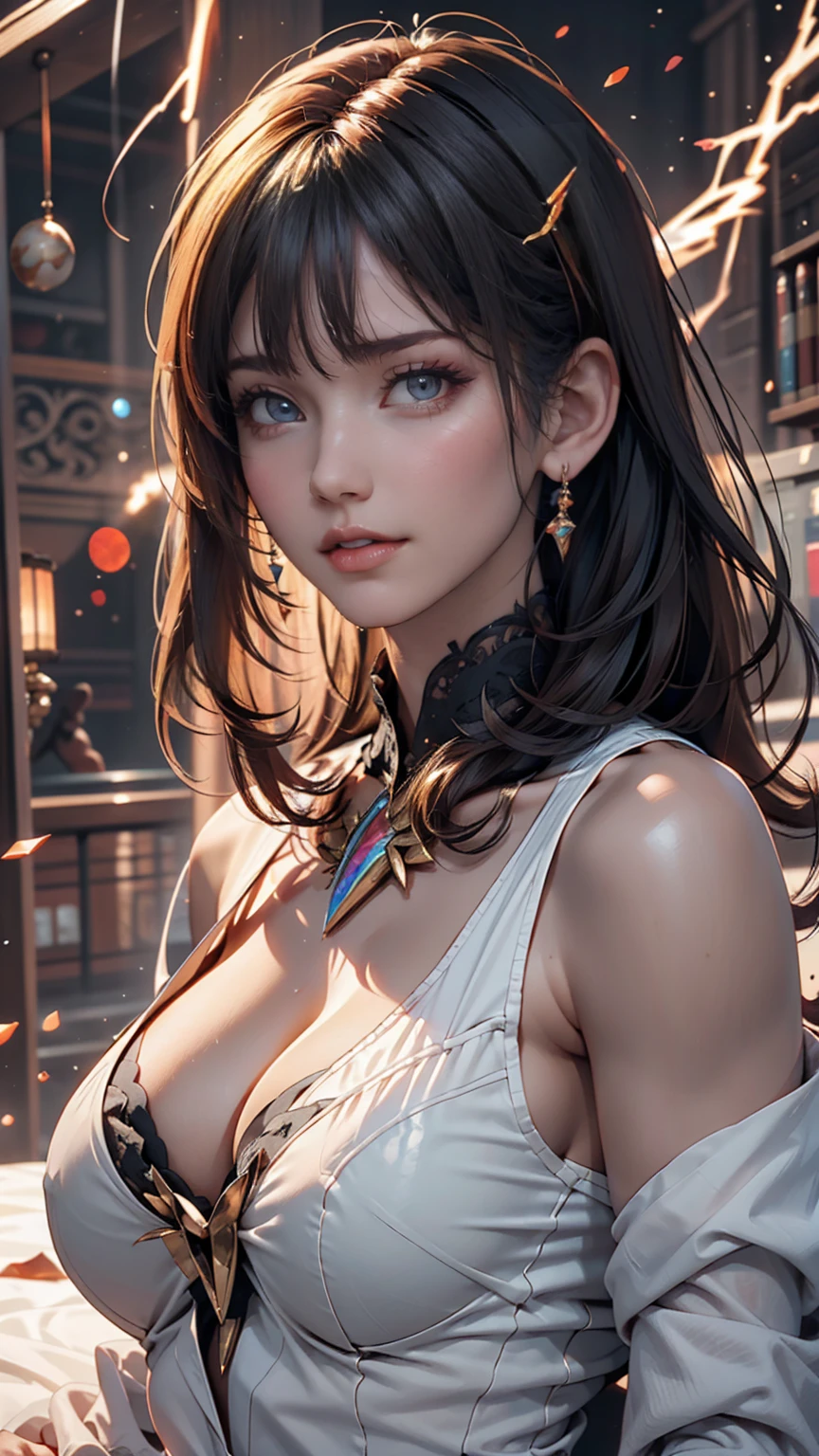 Haman Kahn, One girl, Mature Woman, masterpiece, Spacenoid Queen, spouse, goddess, Realistic, Mature Woman, Realistic shading, Smooth Lightning, High resolution, 8k, Absurd, high quality, Incredible detail, Body Accessories, elegant, wallpaper
