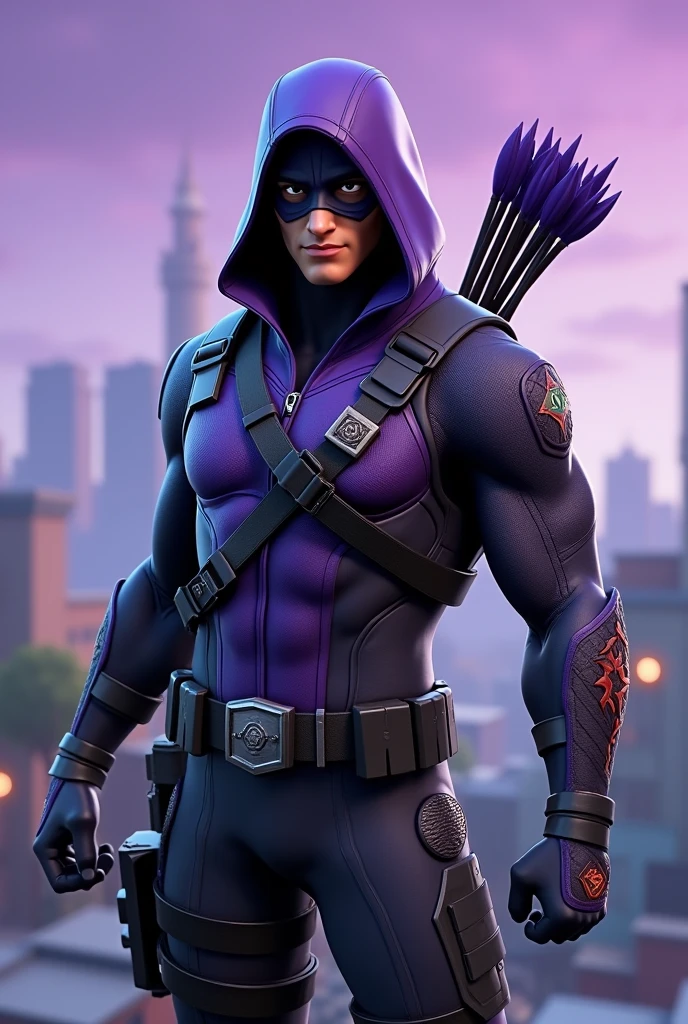 Créer un skin fortnite de hawkeye dans Marvel