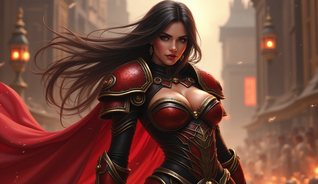 beautiful girl, beautiful breasts, warhammer 40000,