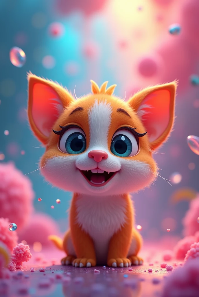 a meme with a cute cartoon character, highly detailed, dynamic expression, humorous, 4k, photorealistic, colorful, vibrant, surreal, abstract background, digital art, 3D rendering, (best quality,4k,8k,highres,masterpiece:1.2),ultra-detailed,(realistic,photorealistic,photo-realistic:1.37)