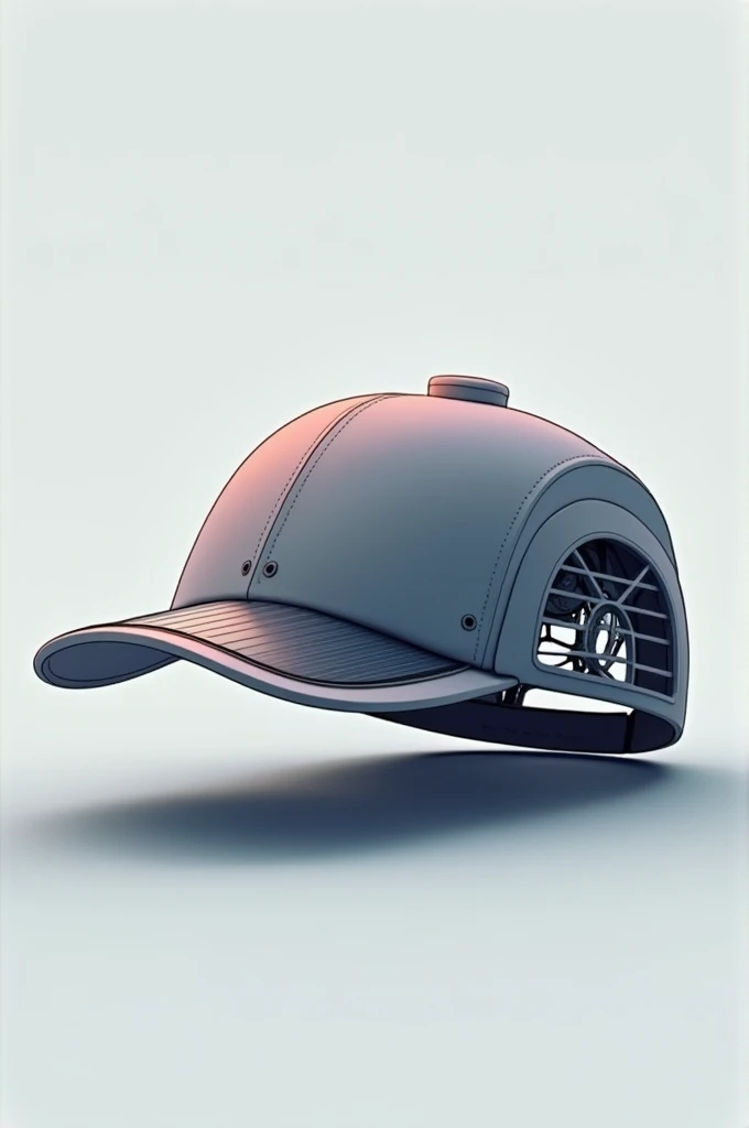 Create A Solar Powered Fan Hat. To describe, The hat changed color if display to heat or uv, It has Solar Powered Fan attached on the top visor of the cap which is Detachable and has usb type charging port. Should be a normal cap and the illustration of the cap only.