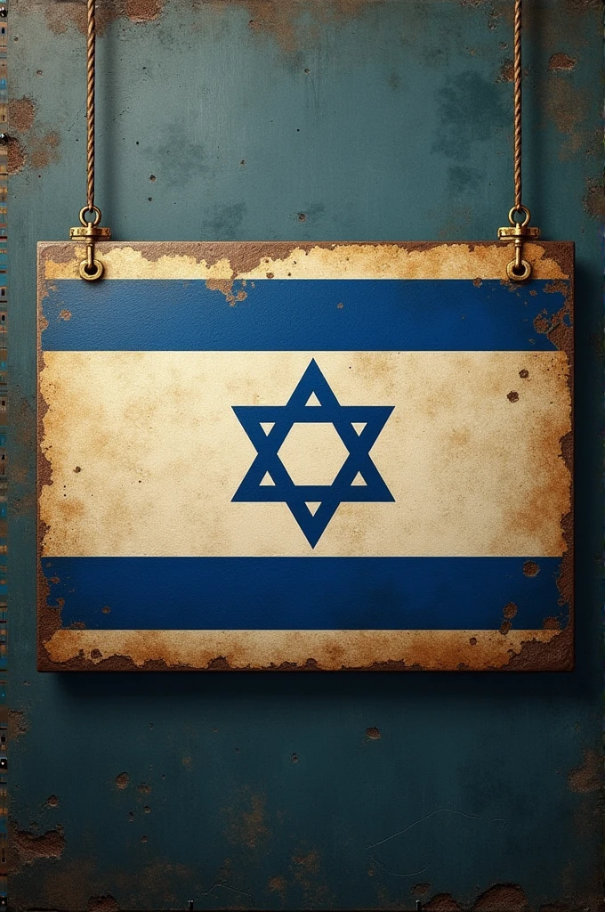 Old school Israeli flag