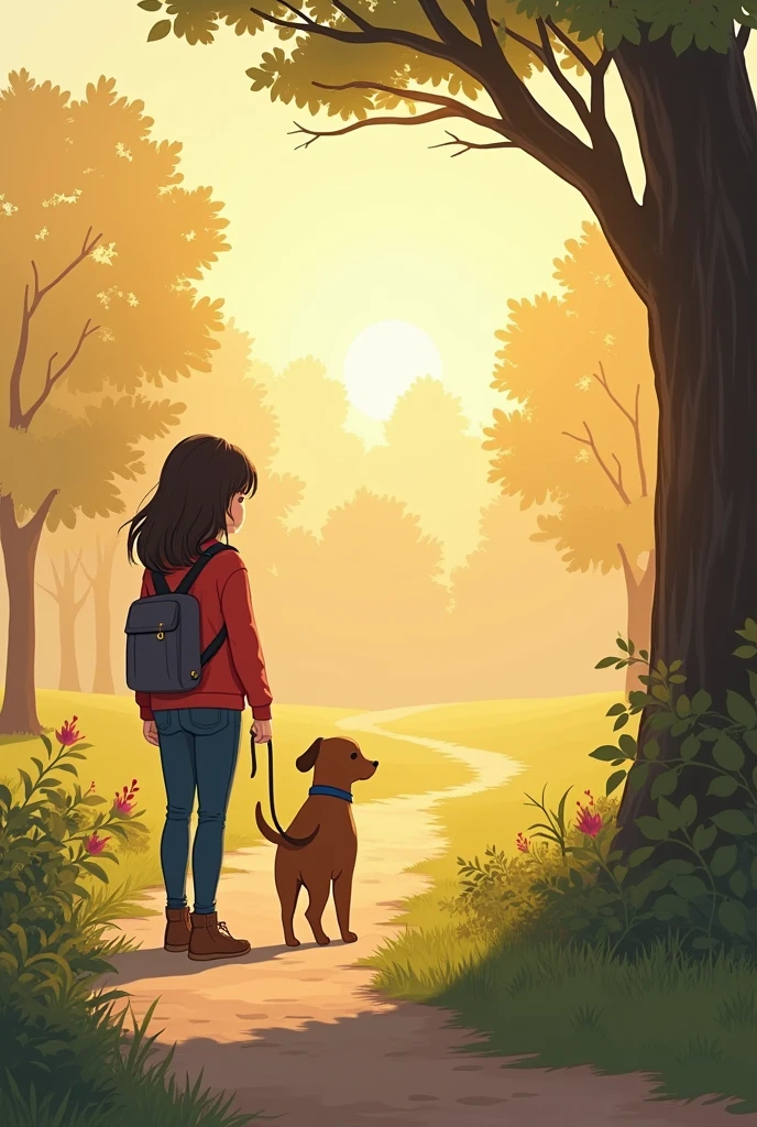 The Found Dog:
Sophia finds a dog wandering alone in her local park. She takes it home and creates "Lost Dog" posters. Her efforts pay off when she finds the dog’s owner, a young boy who had been frantically searching for his lost pet. Sophia learns that caring for others’ belongings and helping them can bring unexpected joy.