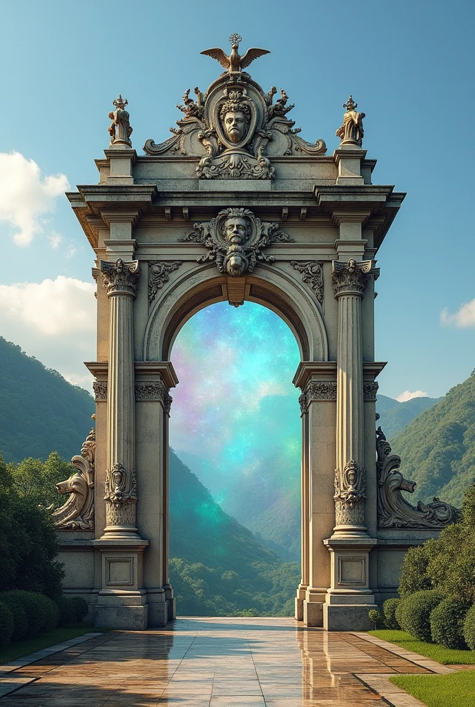 Portal of Pedro II in Piauí with the name land of opal