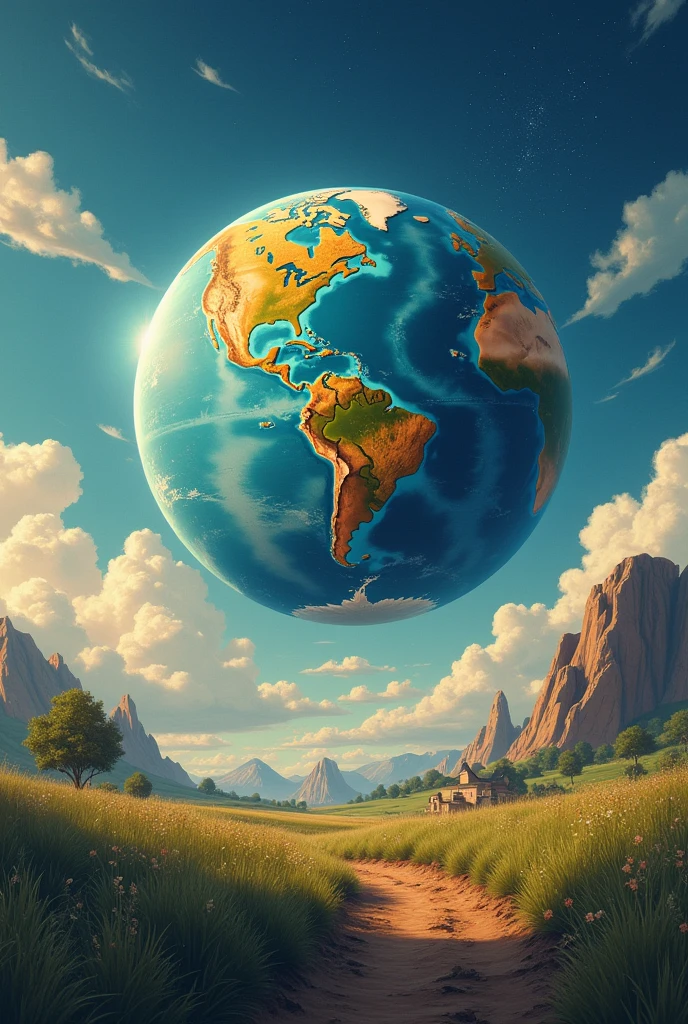 Make a cool global warming background