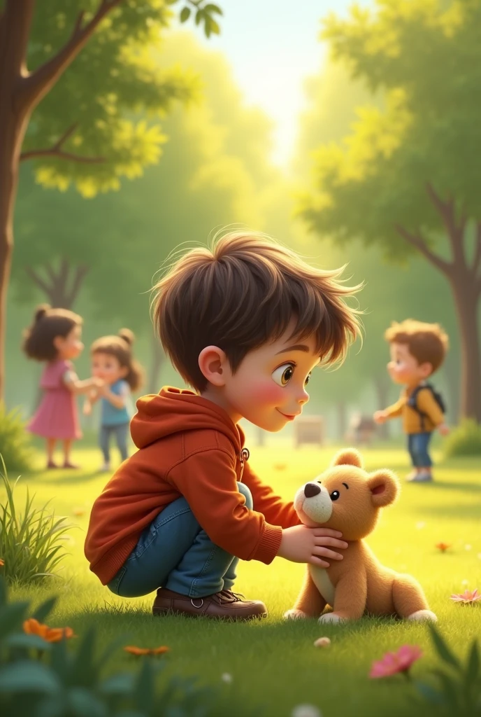 The Found Toy:
Aiden discovers a beloved toy in the park that belongs to a young child who had been missing it for days. He finds the child’s family and returns the toy, learning about the happiness that comes from restoring something precious to someone else.