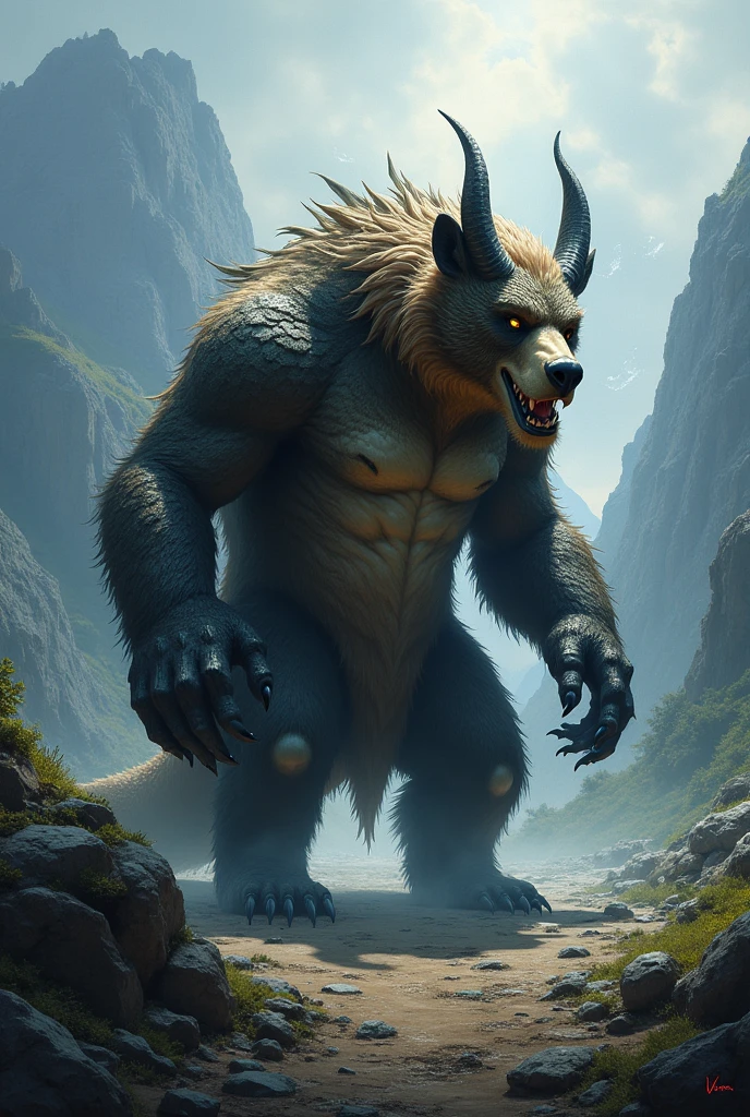 offspring of a bear and dragon