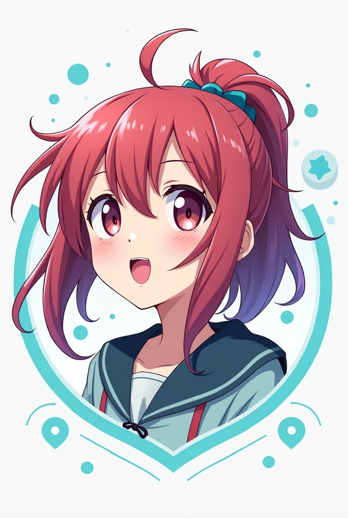 Anime girl game distribution icon