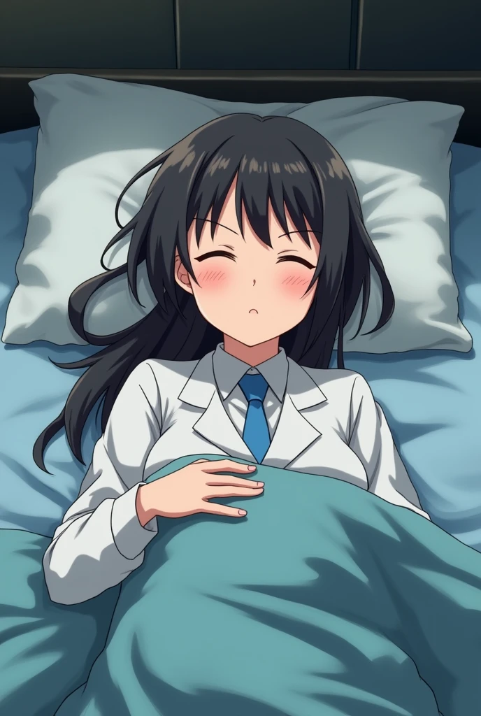 anime monologue pharmacist concubine gekuyou is sick, lying in bed