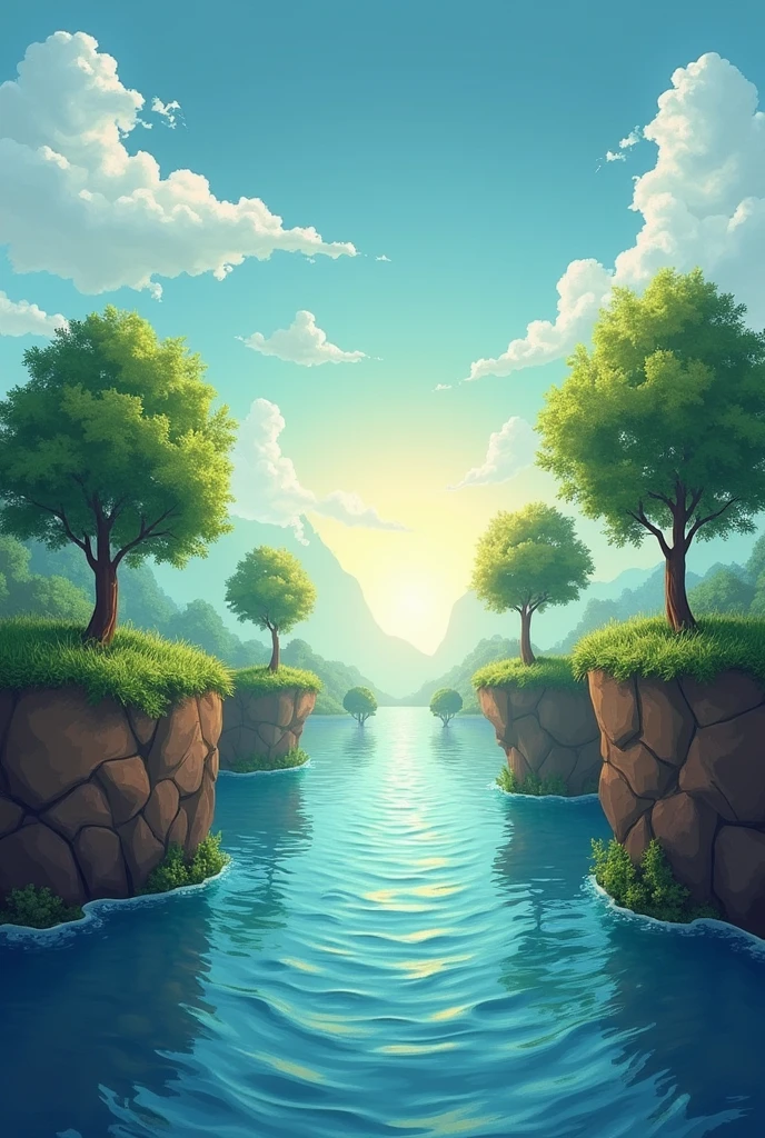make a title page on the topic climate change for a project and add By: Hira Adil