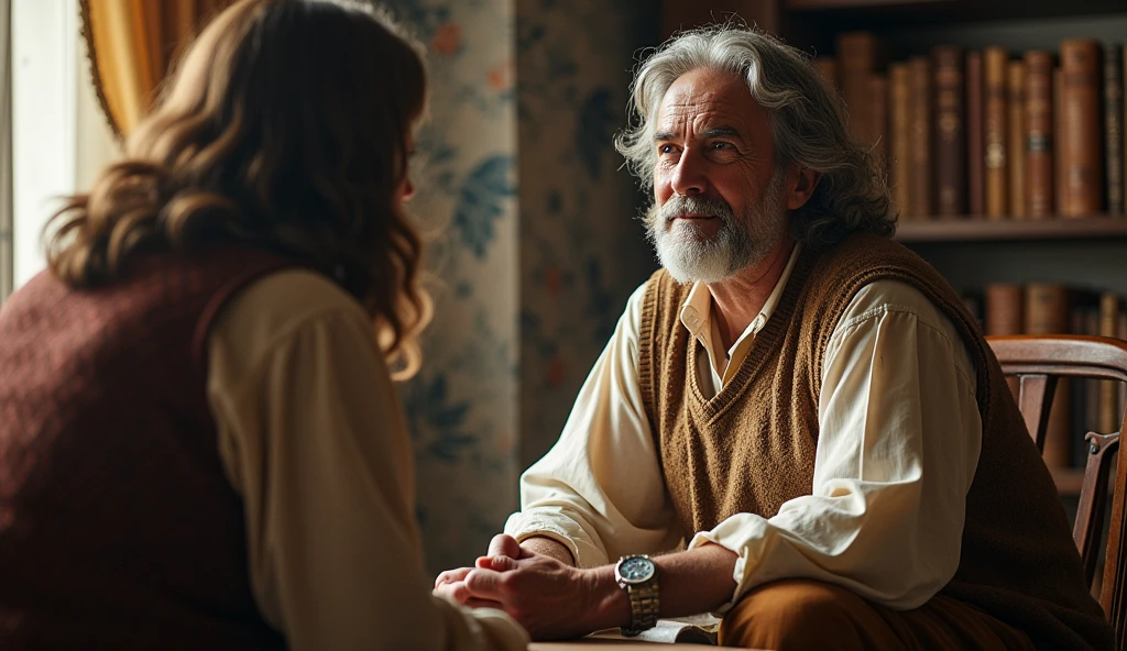 Scene 2: Wise Person Giving Advice