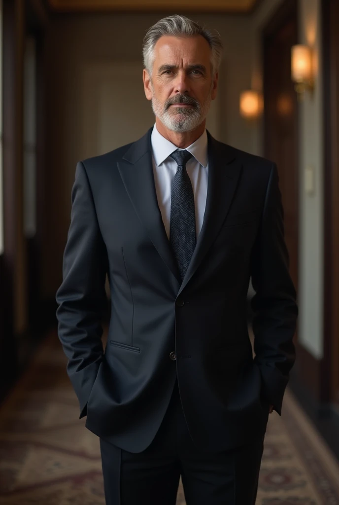Respectable man in a suit