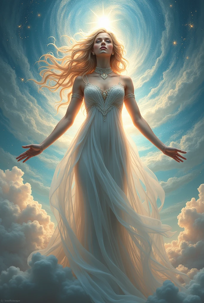 goddess in stunning pose