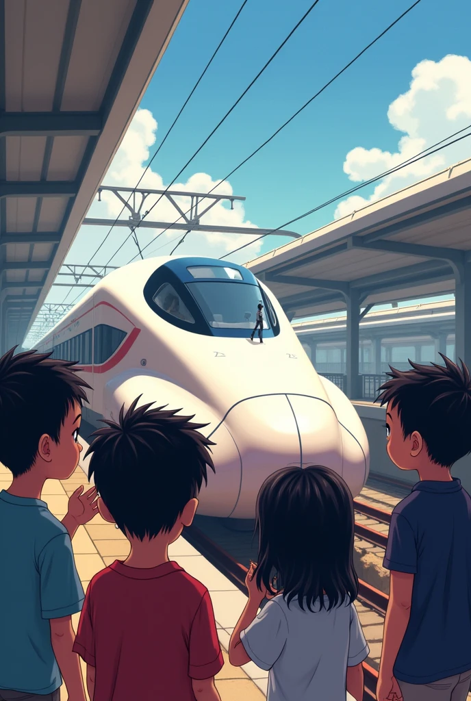 American  are amazed to see the Shinkansen