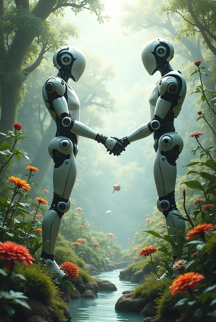 Coexistence of human-like technology and living things
