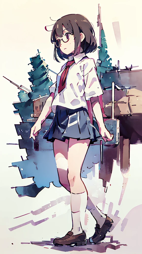Many towers in the distance、star、metropolis、water、Midnight、Moon、Blue light、sky、sea、Nsfw、masterpiece, high quality, 4K, HDR,, Stable Diffusion prompt: schoolgirl with short、brown hair and red-framed glasses, wearing a white blouse and navy skirt, white panties visible, navy socks and brown loafers, in a state of arousal and trembling with sexual climax,simple illustration style, In a nichijou (everyday life) Setting Image generation AI model used: Stable Diffusion (eleet- model)
id: i2