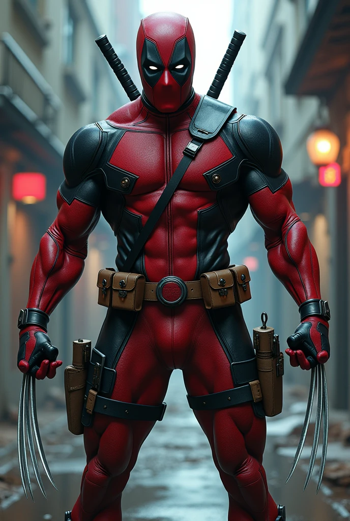 Deadpool and Wolverine fusion
