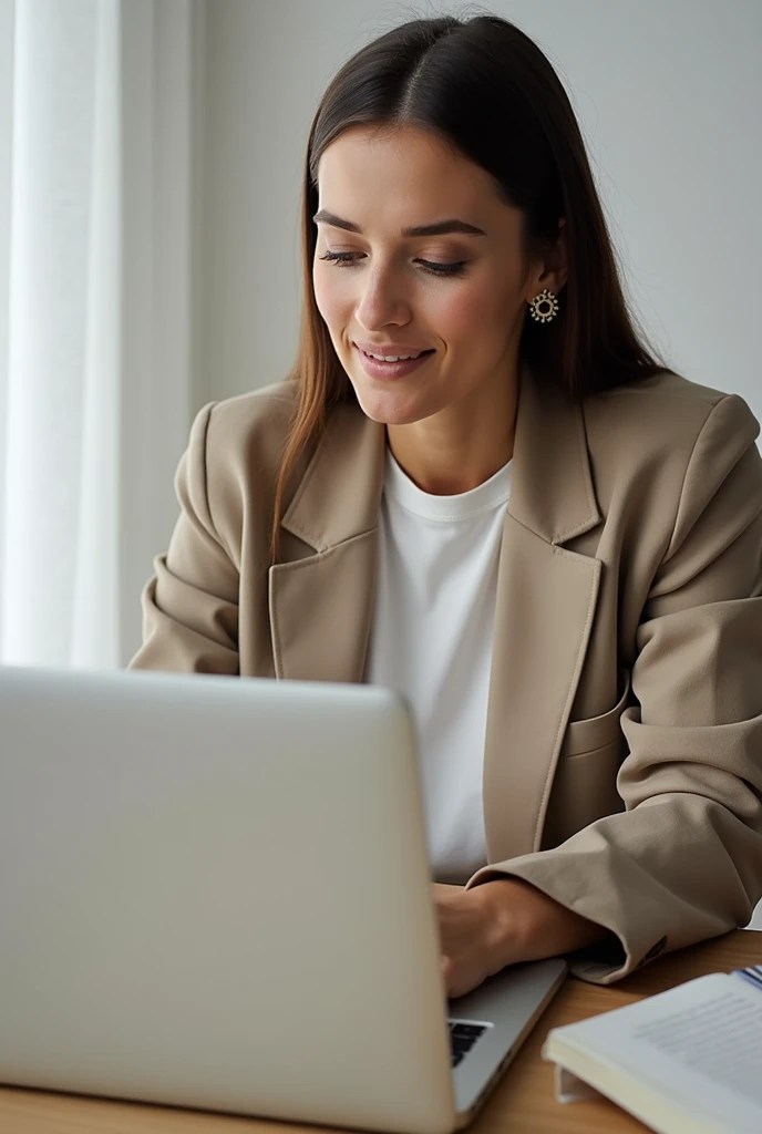 women working on laptop trasparent background

