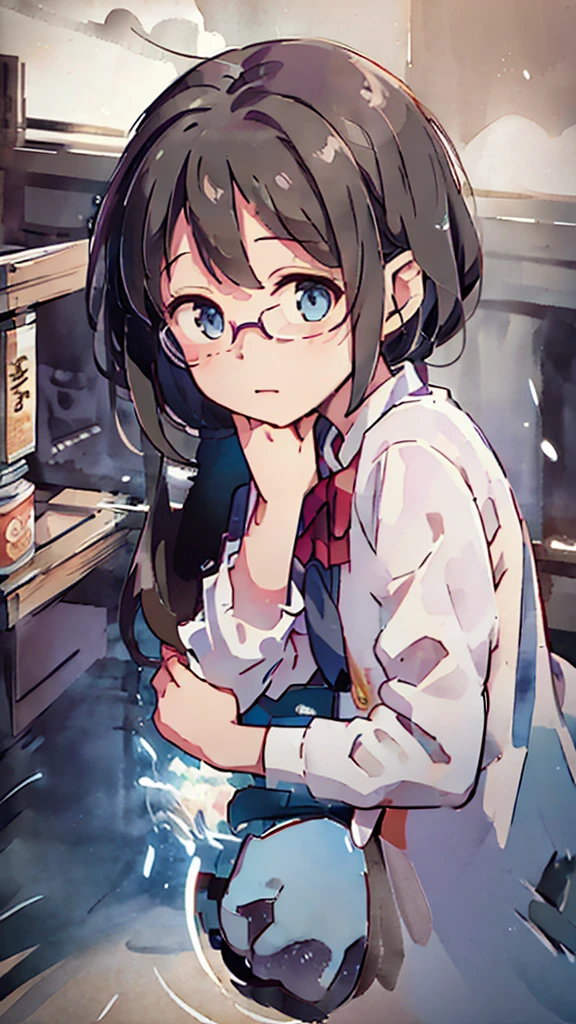 Many towers in the distance、Big Moon、metropolis、High places、water、Midnight、Moon、Blue light、sky、sea、Nsfw、masterpiece, high quality, 4K, HDR,, Stable Diffusion prompt: schoolgirl with short、brown hair and red-framed glasses, wearing a white blouse and navy skirt, white panties visible, navy socks and brown loafers, in a state of arousal and trembling with sexual climax,simple illustration style, In a nichijou (everyday life) Setting Image generation AI model used: Stable Diffusion (eleet- model)
id: i2