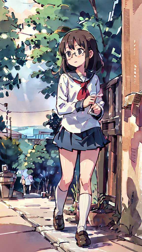 Many towers in the distance、Big Moon、metropolis、High places、water、Midnight、Moon、Blue light、sky、sea、Nsfw、masterpiece, high quality, 4K, HDR,, Stable Diffusion prompt: schoolgirl with short、brown hair and red-framed glasses, wearing a white blouse and navy skirt, white panties visible, navy socks and brown loafers, in a state of arousal and trembling with sexual climax,simple illustration style, In a nichijou (everyday life) Setting Image generation AI model used: Stable Diffusion (eleet- model)
id: i2