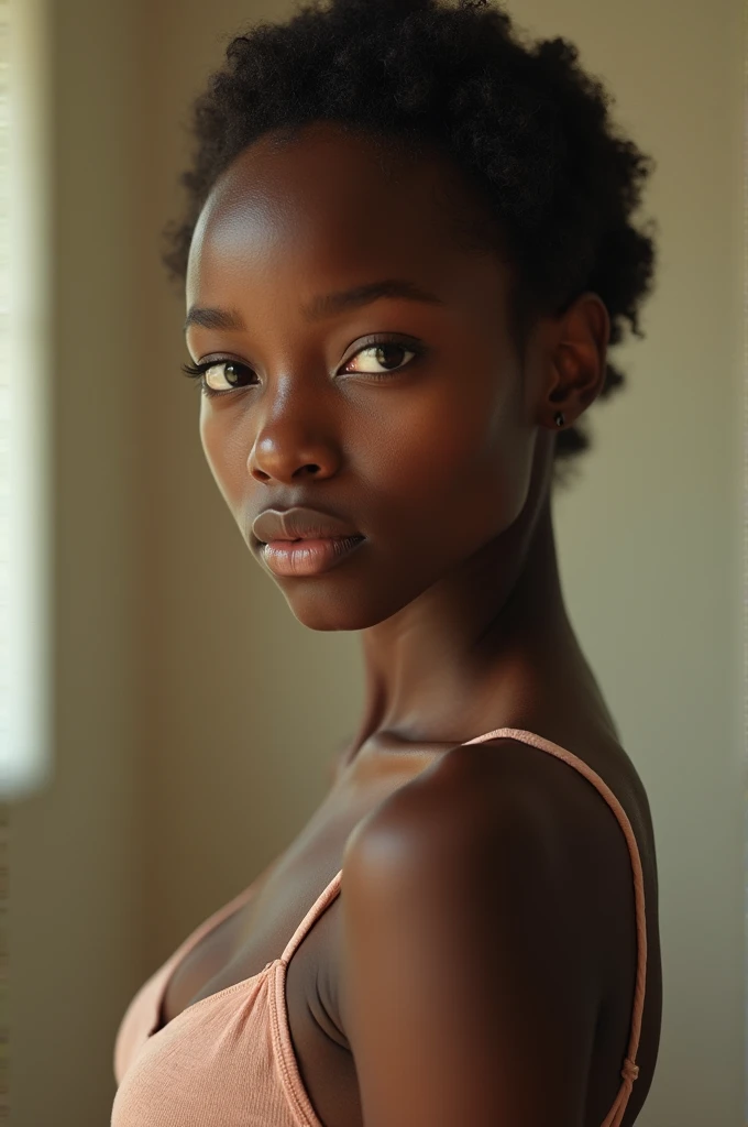 ((1 African
woman)), (Read Manzanares) (Tween Model, , young)), ethereal beauty, slim,Hard breasts, Soft Light, ((David Hamilton Style)), Close-up photo, masterpiece, 最high quality, Photorealistic, 8k, High resolution, Detailed skin, 8k ウルトラHD, Digital SLR, Soft Lighting, high quality, Film Grain, Fujifilm XT3