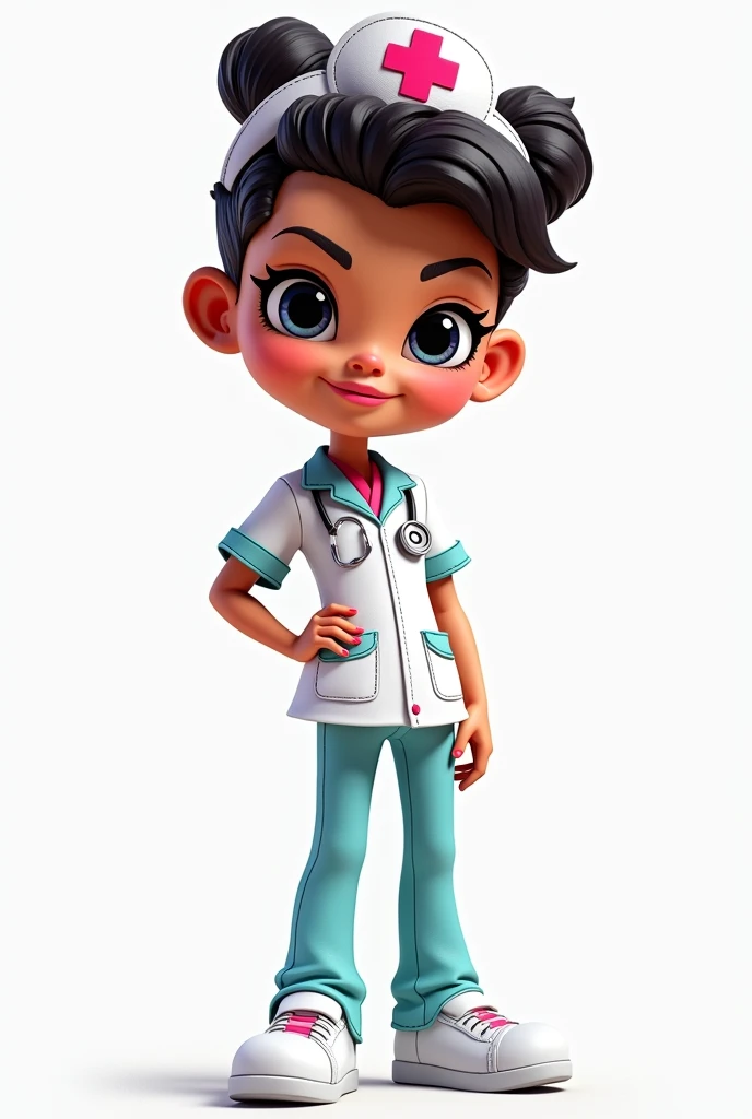 create a male bratz nurse icon