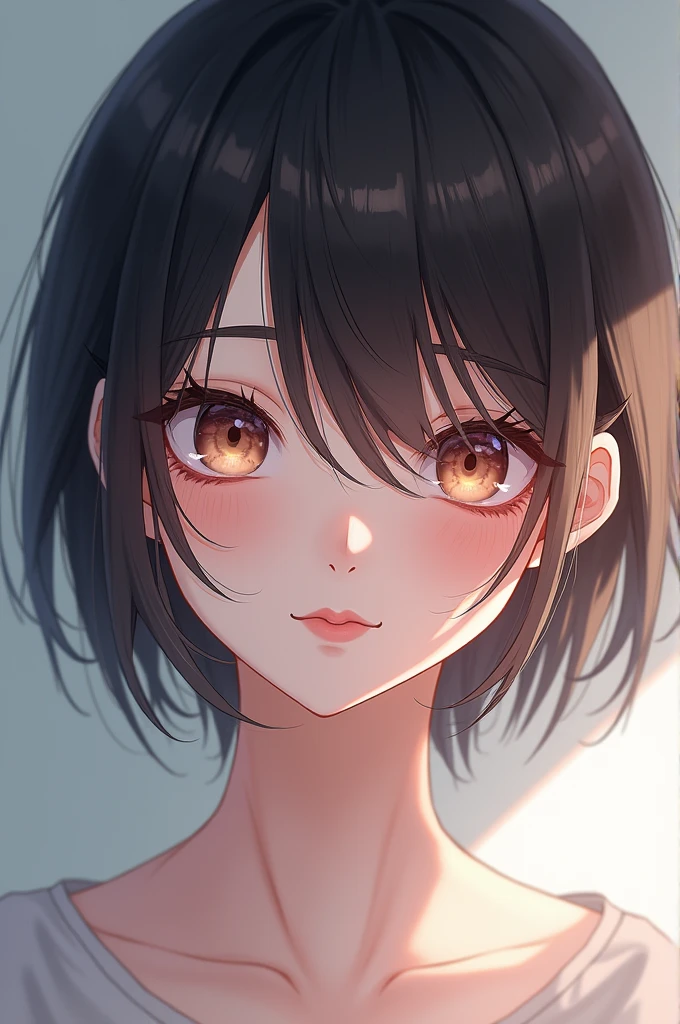 GirlAnimeArtOtakuBangsHiddenEyes