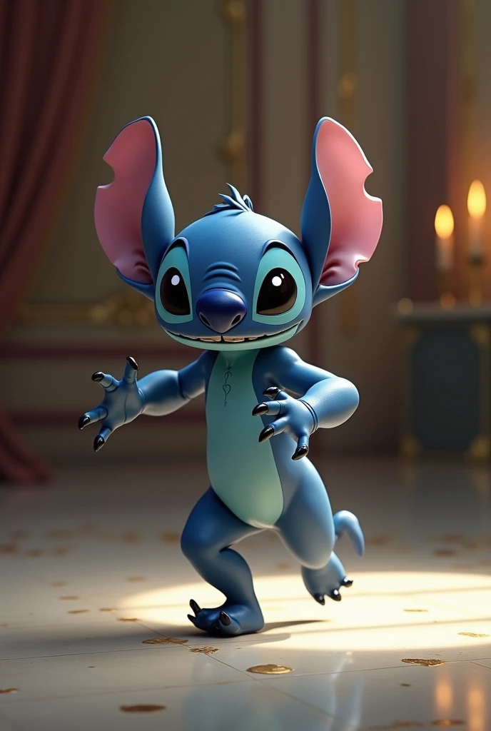 Stitch doing classical dance