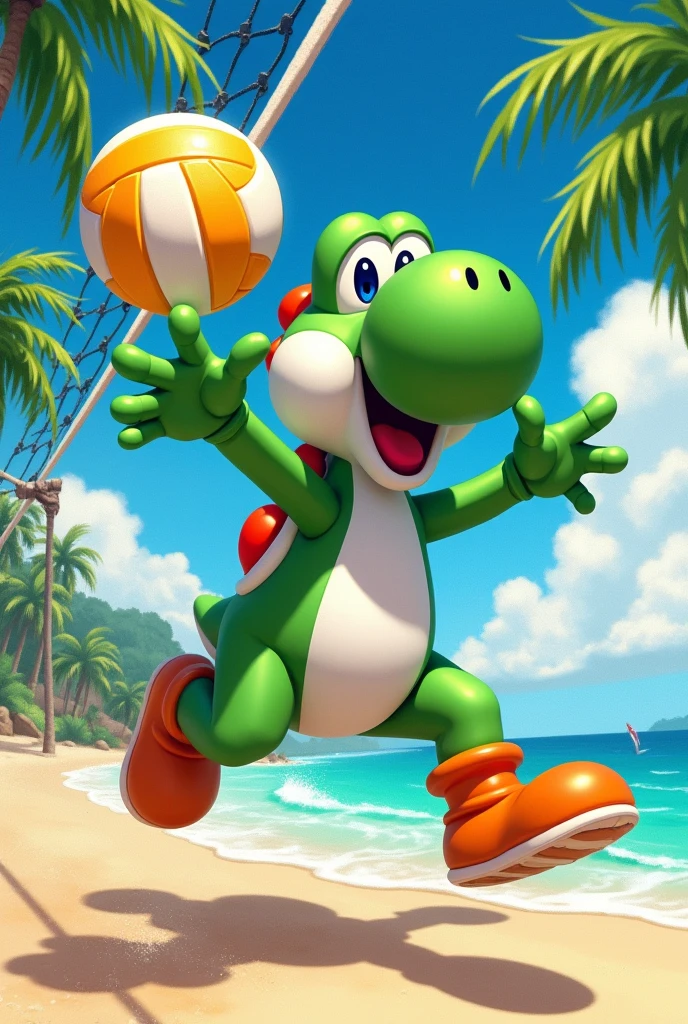 Yoshi smash au volley-ball