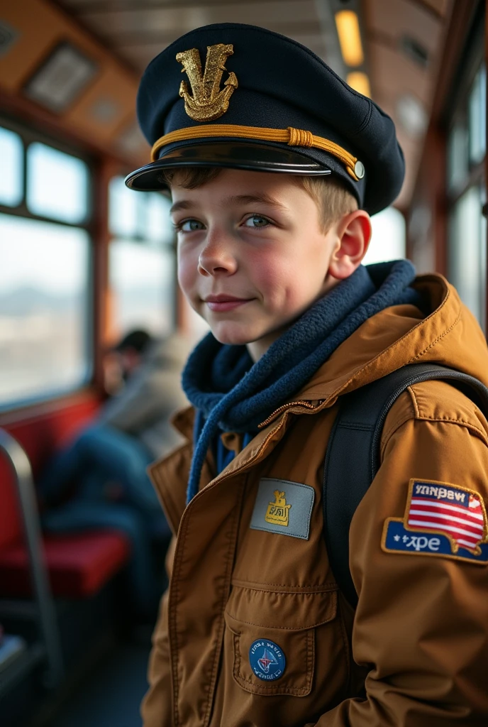 An American boy who loves bullet trains