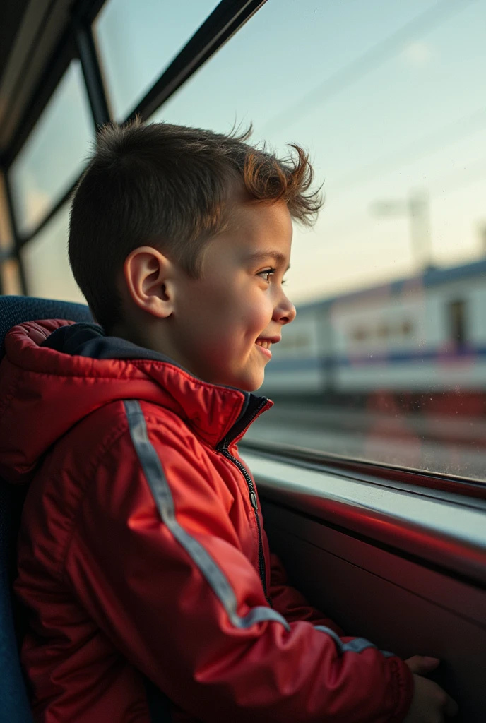 An American boy who loves bullet trains