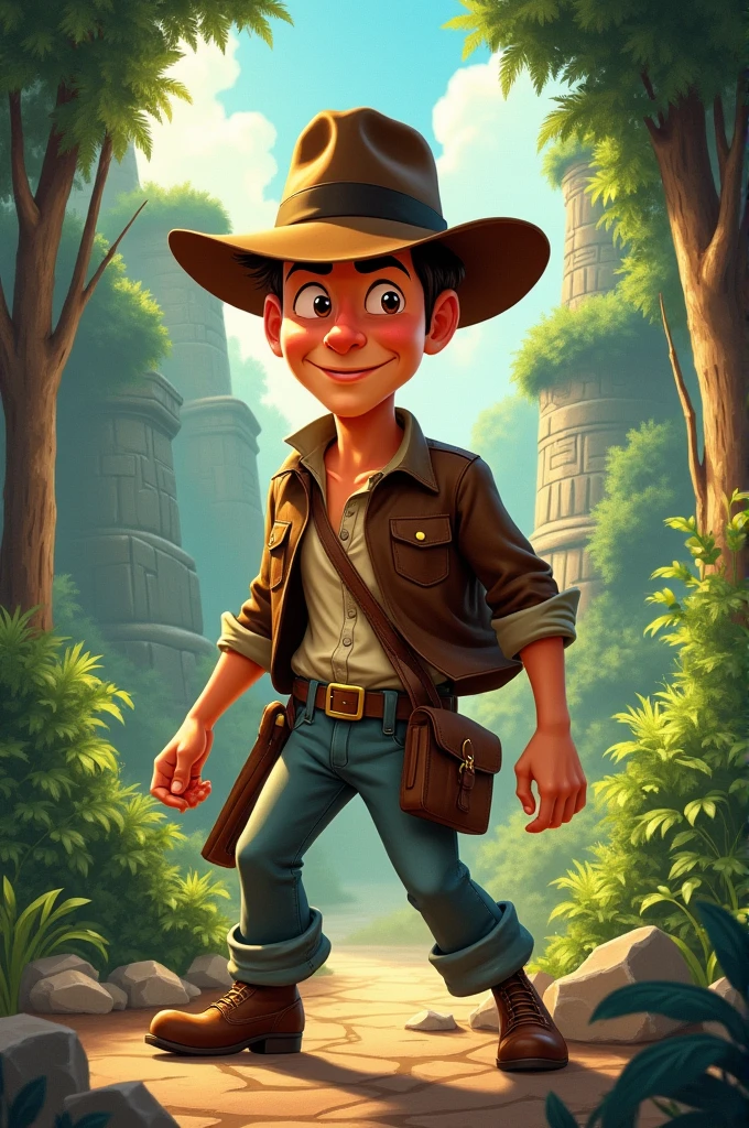 INDIANA JONES disney cartoon style