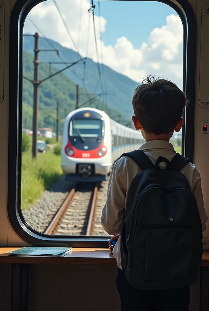 American boy fascinated by Japanese bullet trains