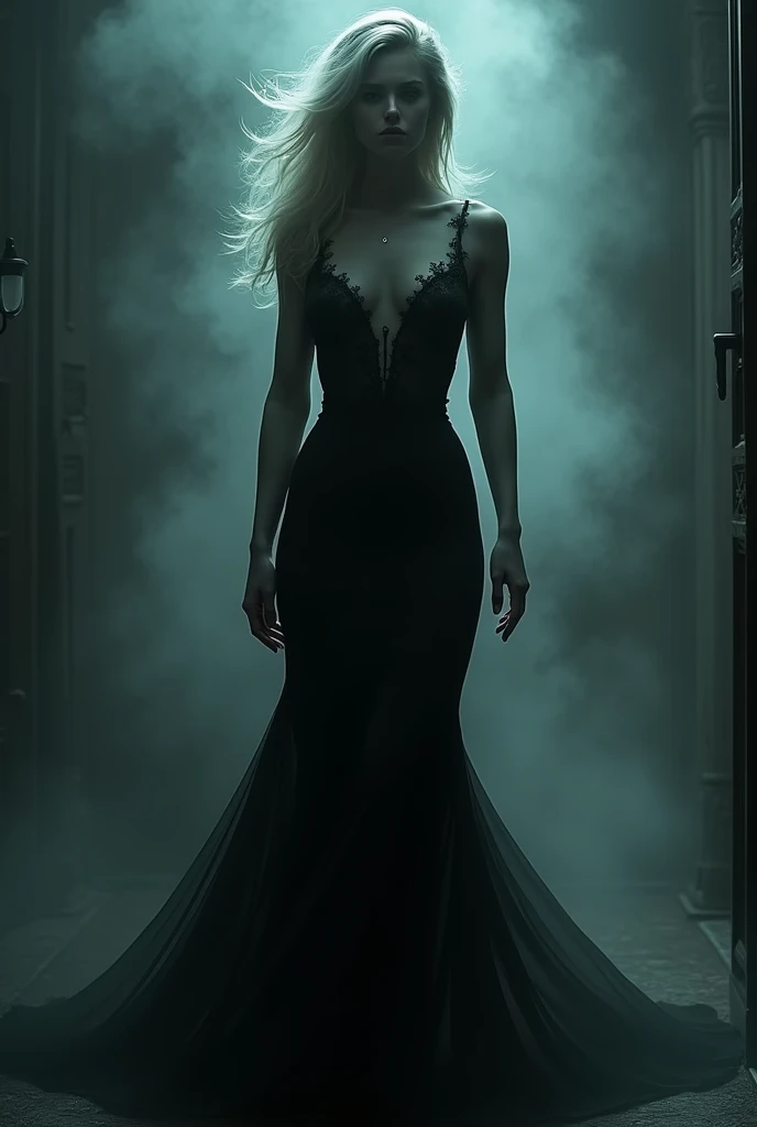 Sexy ghost black dress