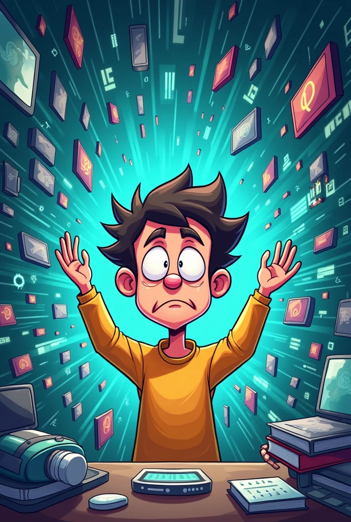Lack of digital literacy cartoon