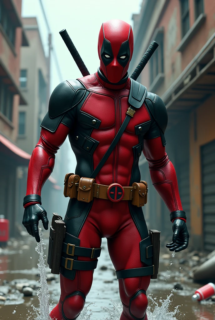 Deadpool is thirsty for water