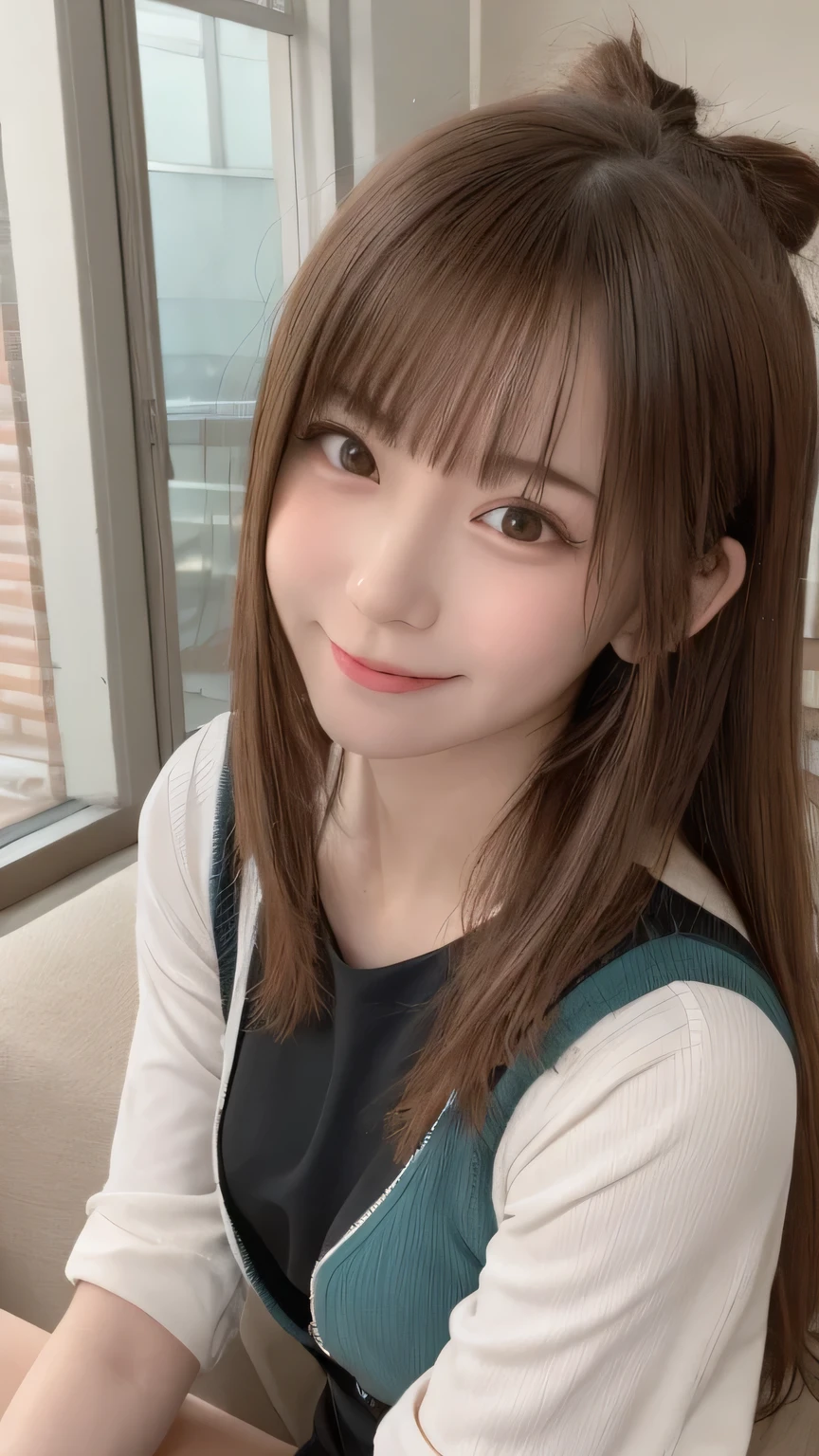 Best image quality (8k, High resolution, masterpiece: 1.2), Very detailed, Random Hairstyles, 26-year-old woman,
Extraordinary beautiful girl、Cute and beautiful face details、(Dealing with the Children_v1:0.008)、
score_9, score_8_upper, score_7_upper,
Unexpected selfie mistakes: A young man holds up his smartphone to take a selfie.、The camera flips to reveal an unexpectedly silly face.、I was surprised.。
clothing: Street casual fashion。
catchphrase: 「This is the real me...?」
,Active stop temporarily ,
On her side、The thunder danced。
Focus on the upper waist
, Random cute poses ,Big eyes ,Puffy eyes , Heart pupil, blush , Big shy smile , salute