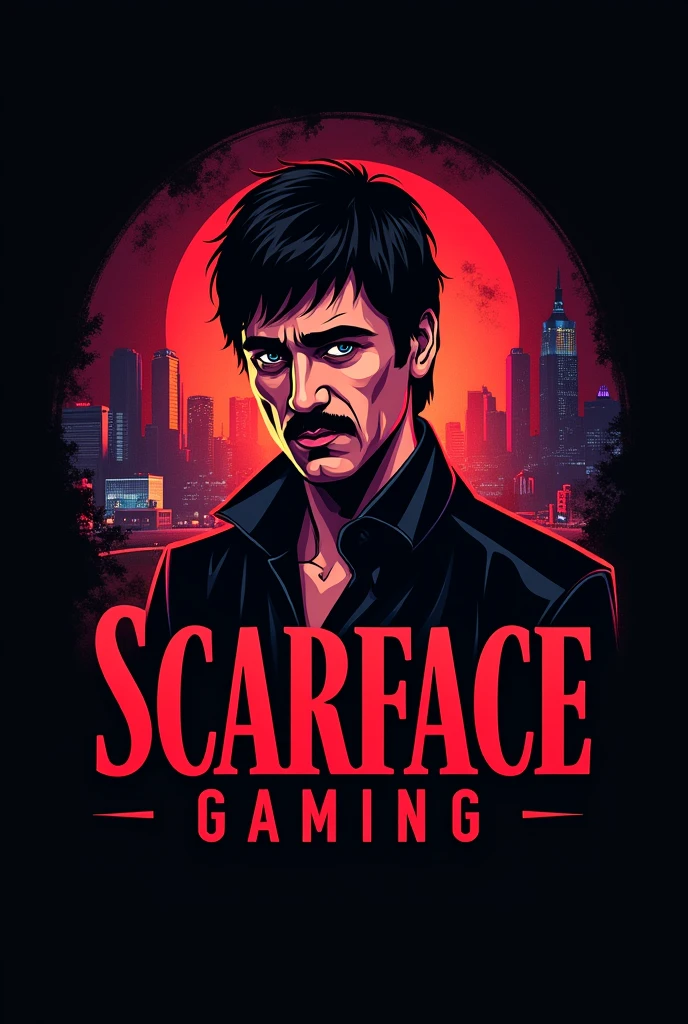 SCARFACE GAMING logo for youtube channal
