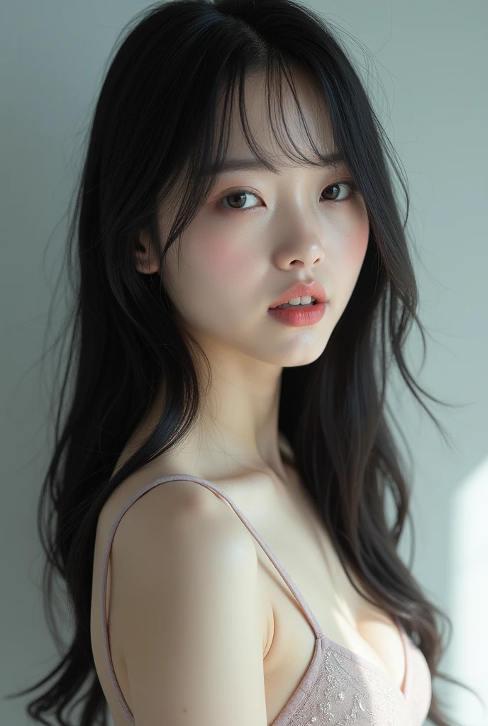 rompts
Copy
Arafed Asian woman with long black hair and a white dress, (12x) extremely pale white skin, soft pale white skin, Seulgi from Red Velvet, with pale skin, very pale white skin, pale fair skin!!, pale white skin, very very pale white skin, pale porcelain white skin, pale beautiful skin, extremely pale white skin, very very very pale white skin, Kang Seul-gi wearing only a bra and nothing, seducing naked