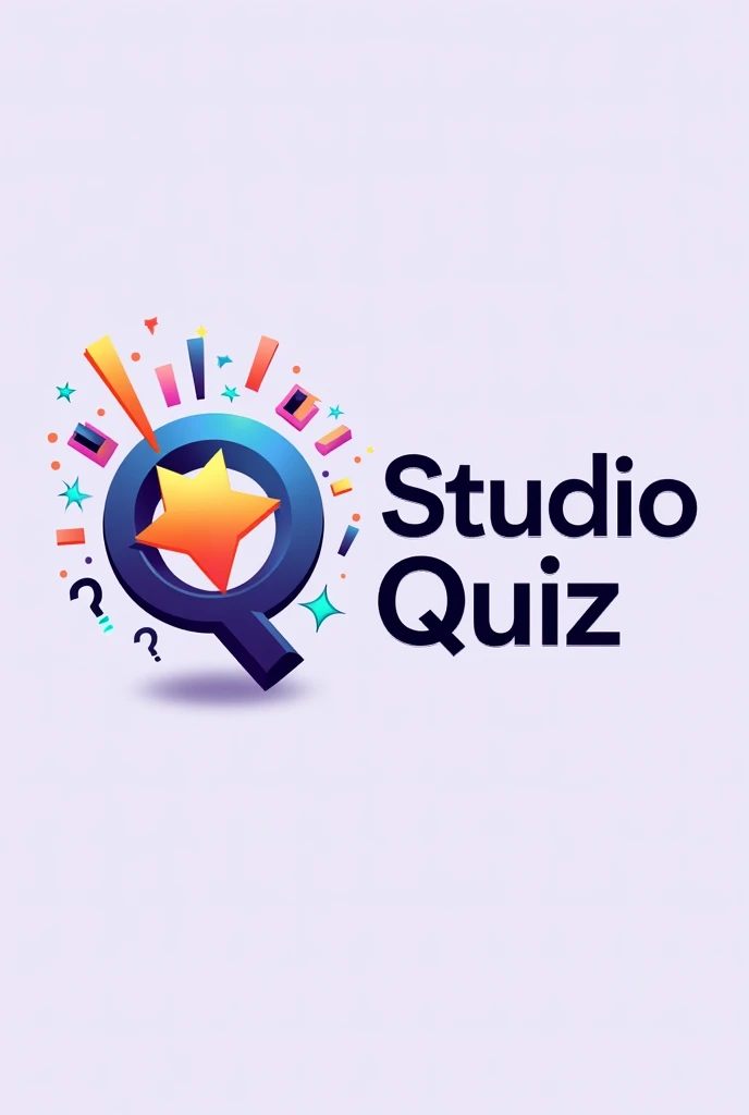 Create a Quiz logo with the name Studio Quiz