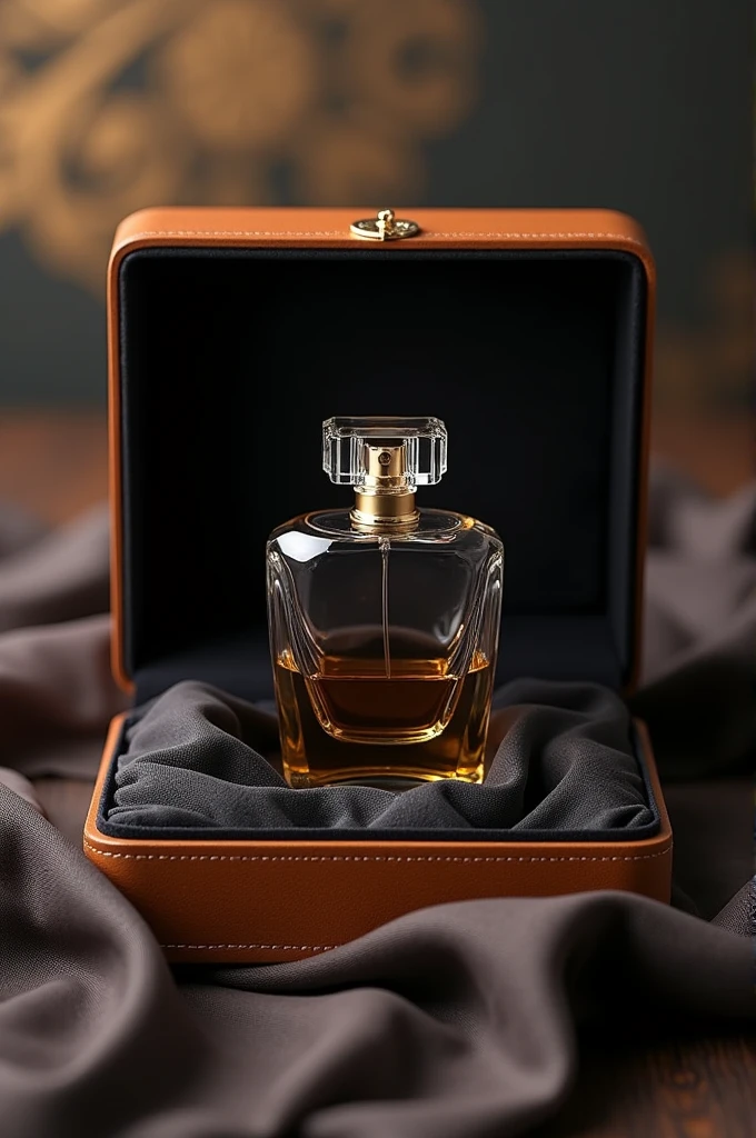 Perfume bottle plus box