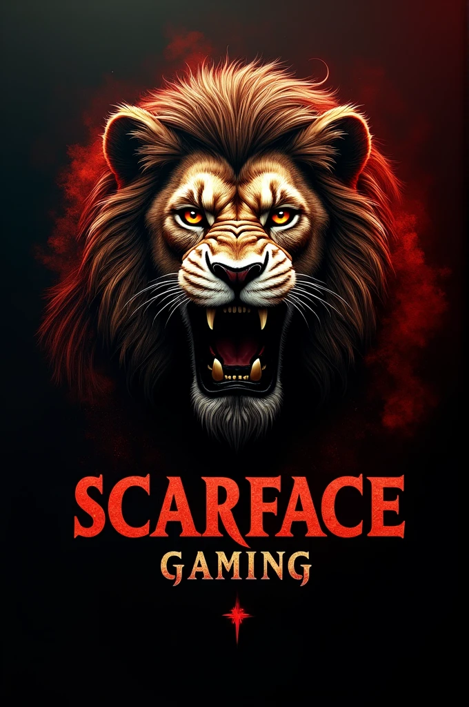 SCARFACE lion GAMING logo