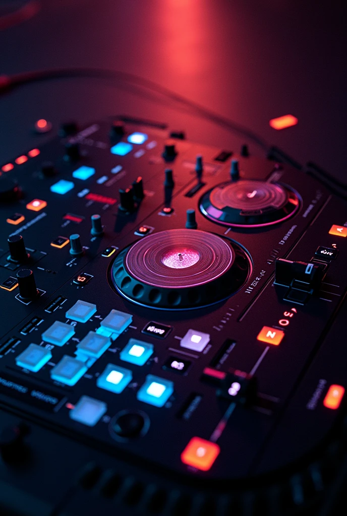Album cover for electronic music , colors , blackw