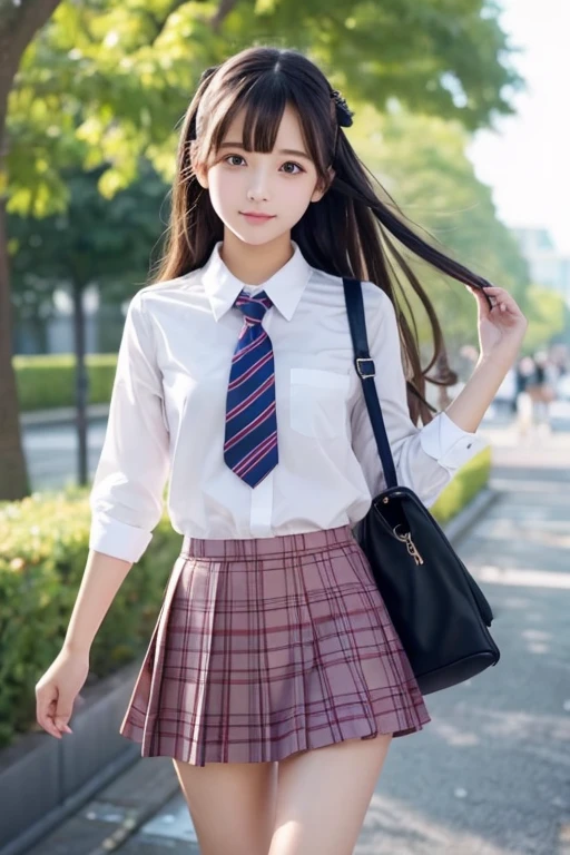 Cute Girls､high school girl､uniform､mini skirt､See-through､Fluttering in the wind