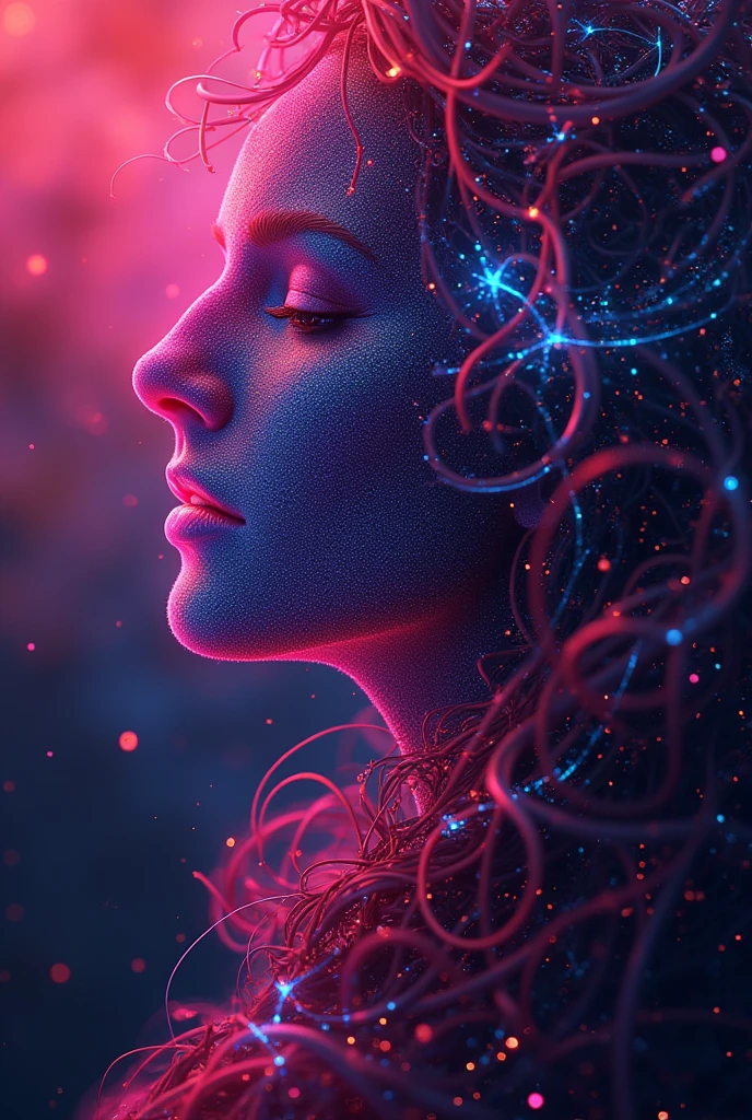 Electronic music album cover, primary colors and near