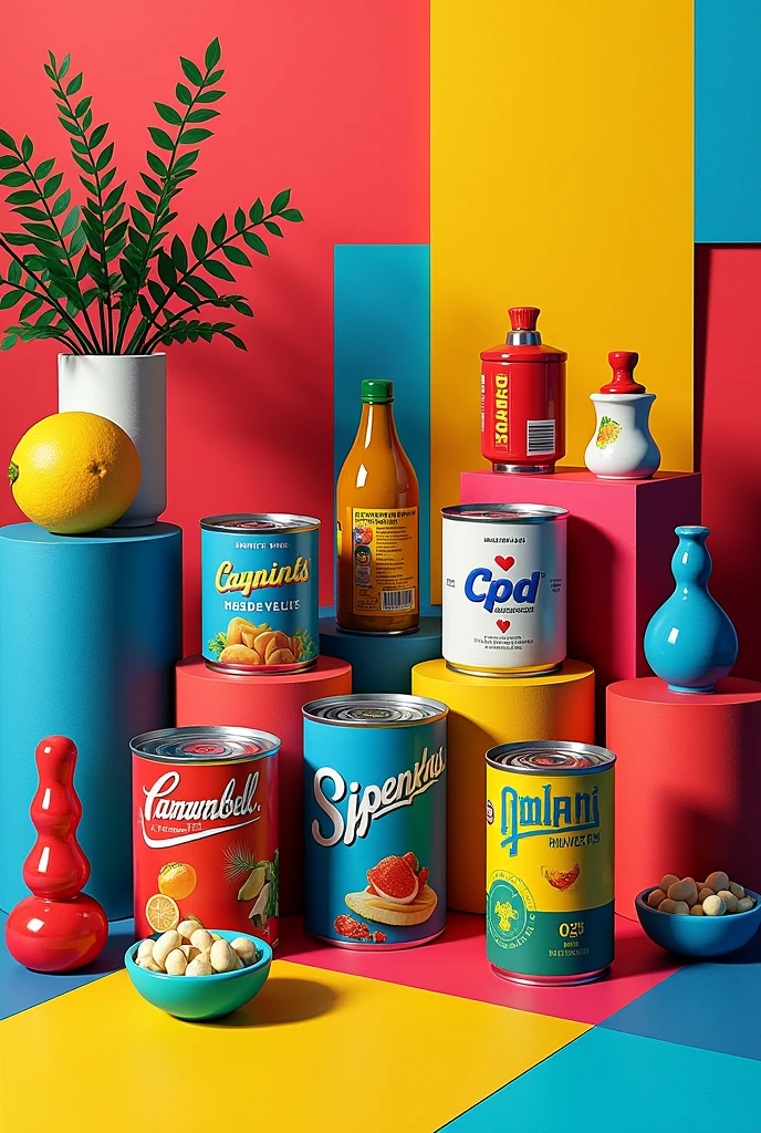 Pop art still life