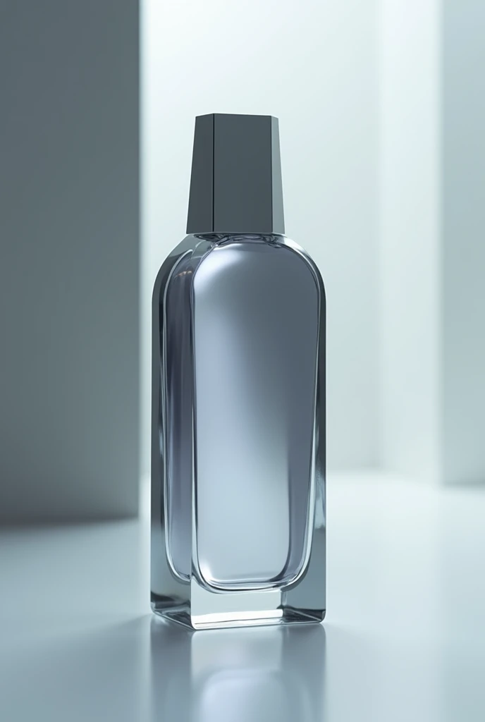 Simple futuristic perfume bottle 