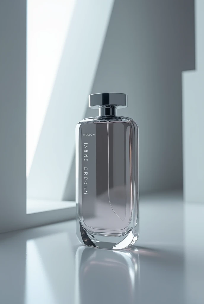 Simple futuristic perfume bottle 