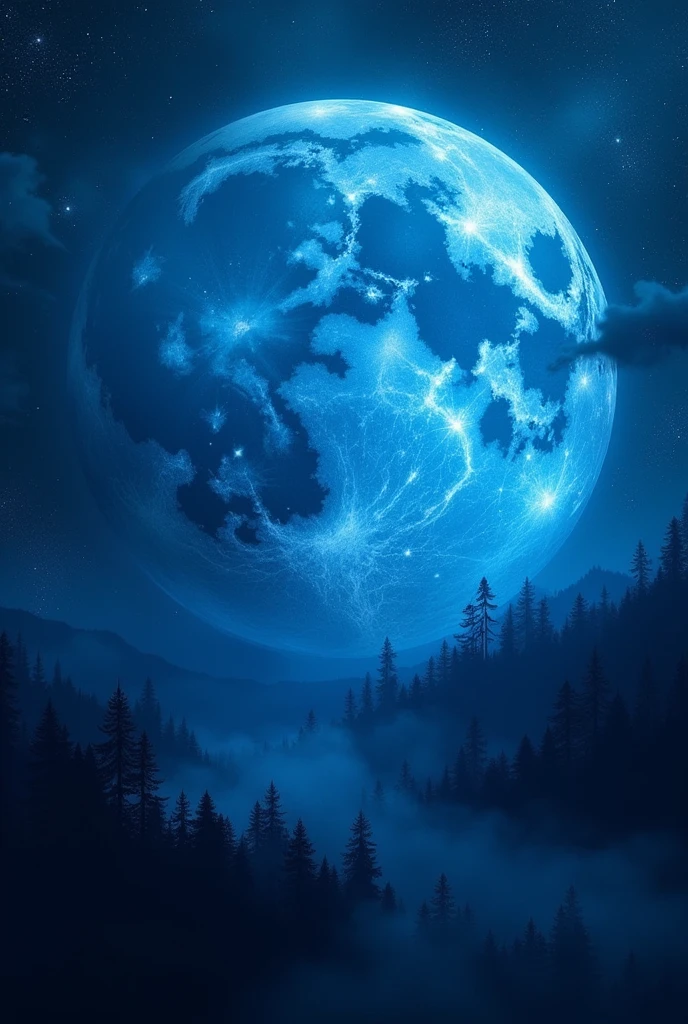 Crie color , cerulean , black sky blue electronic world music